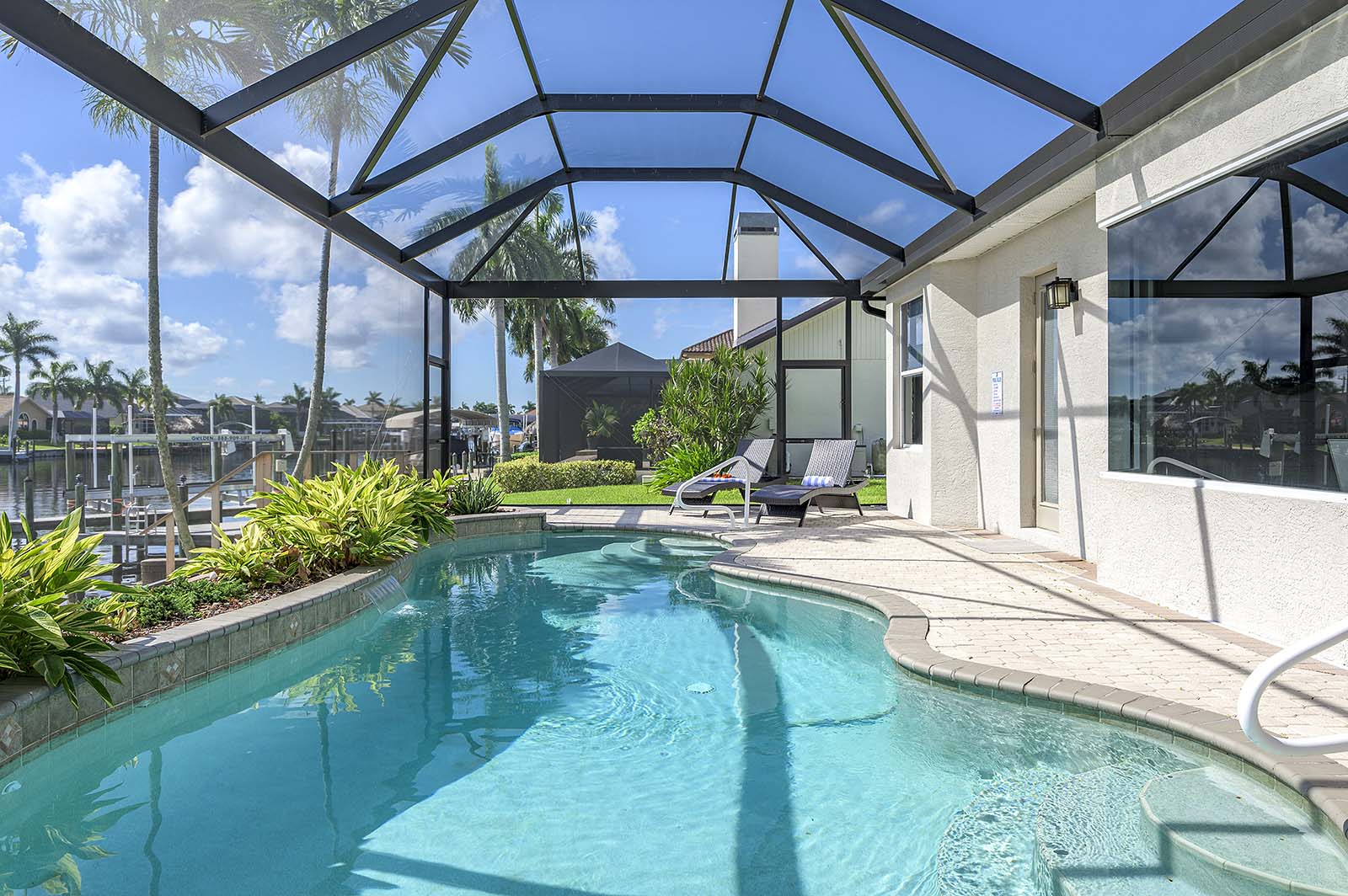 Waterfront Cape Coral, Gulf Access+Bootslift, Pool+BBQ