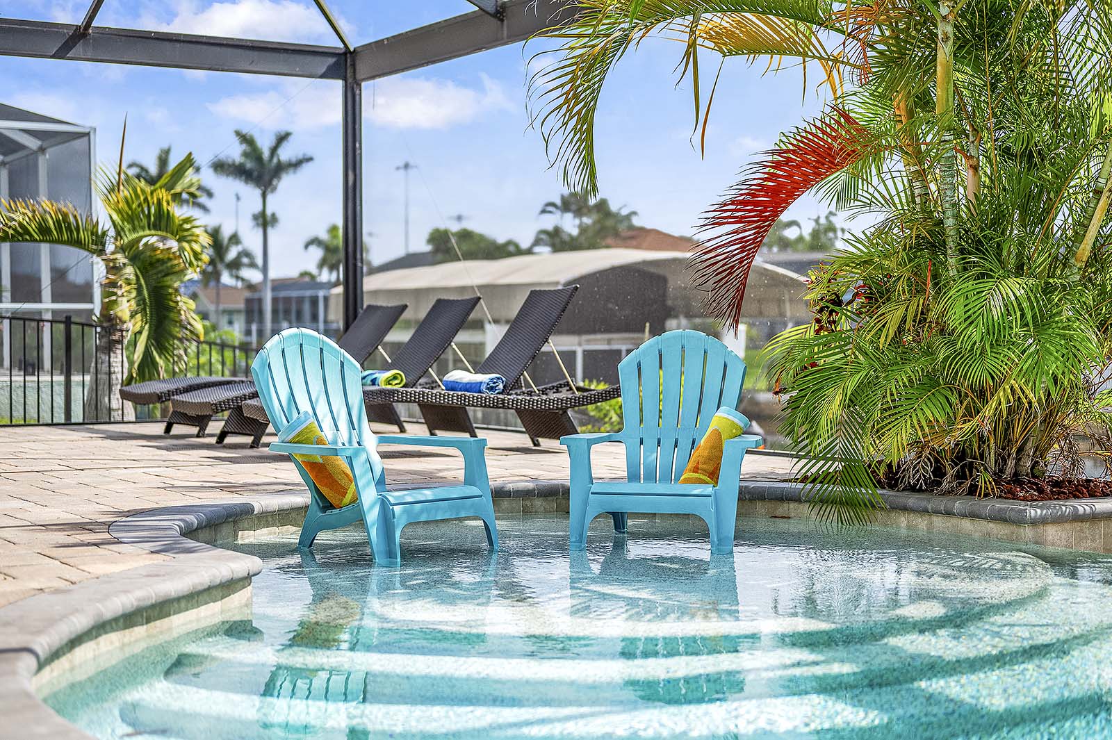 Waterfront Cape Coral, Gulf Access + Bootsdock, Bikes, Haustiere