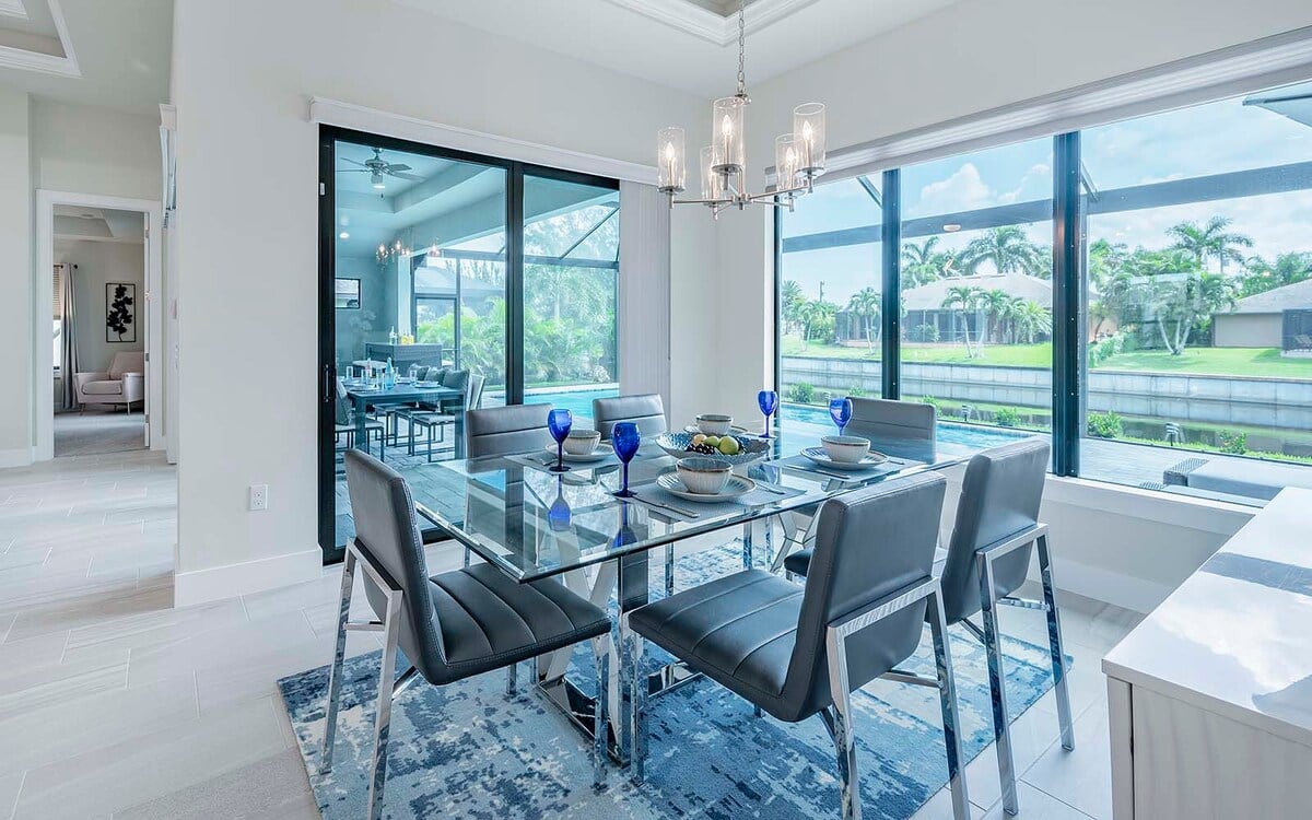 Waterfront Ferienhaus Cape Coral, beheizter Salzwasserpool+Dock