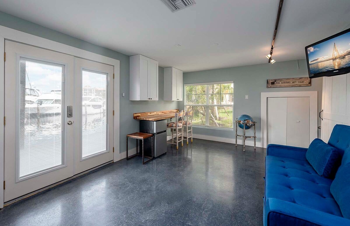 Hafenblick vom Balkon bei Sonnenuntergang in SW Cape Coral