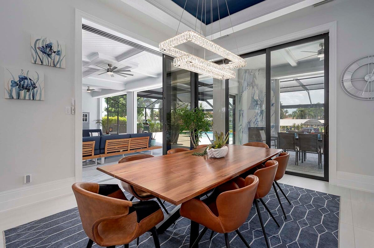 Essbereich für 8 Personen