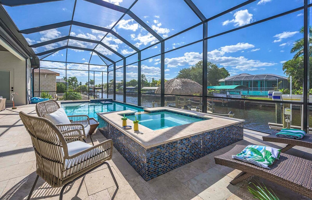 Waterfront SW Cape Coral, Westlage Sunset+Bootsdock+Kajak+Bikes