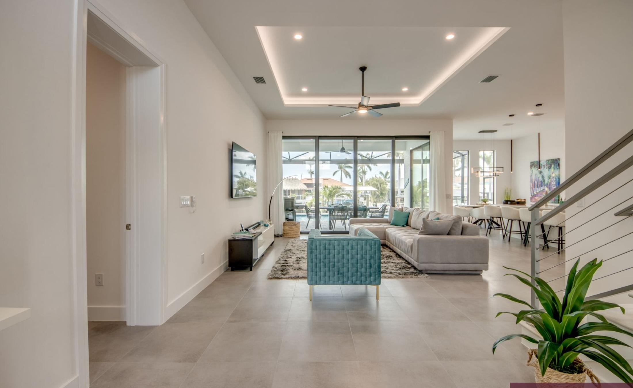 Beheizter Pool und Spa am Wasser mit Bootsdock (Gulf Access).