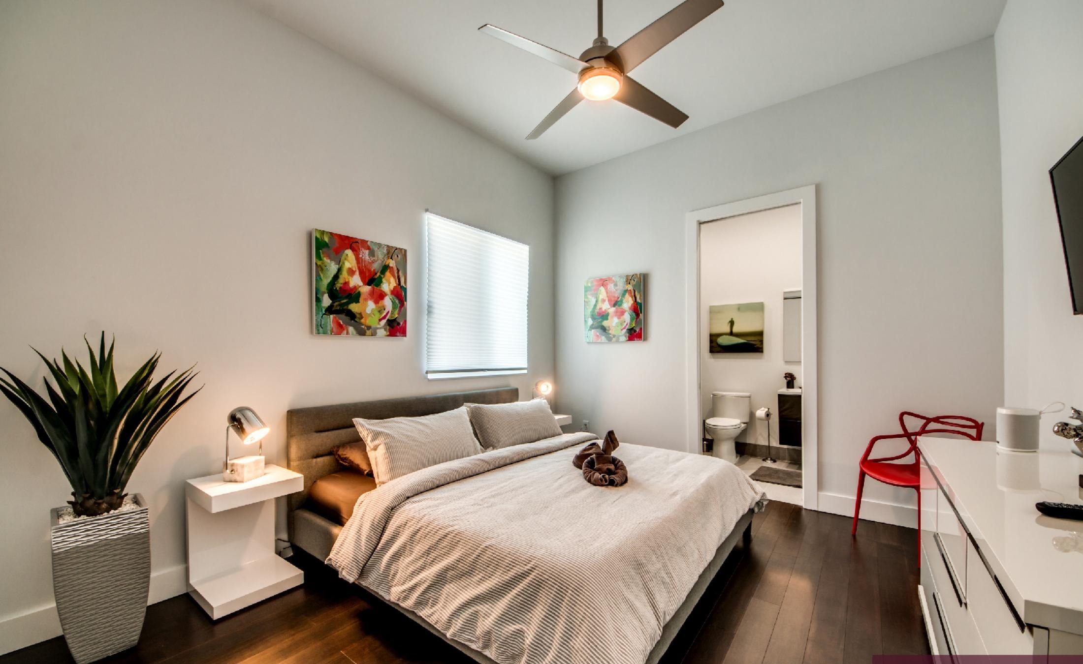 Moderner Poolbereich mit Infinity-Pool und Spa am Kanal mit privatem Bootsdock.