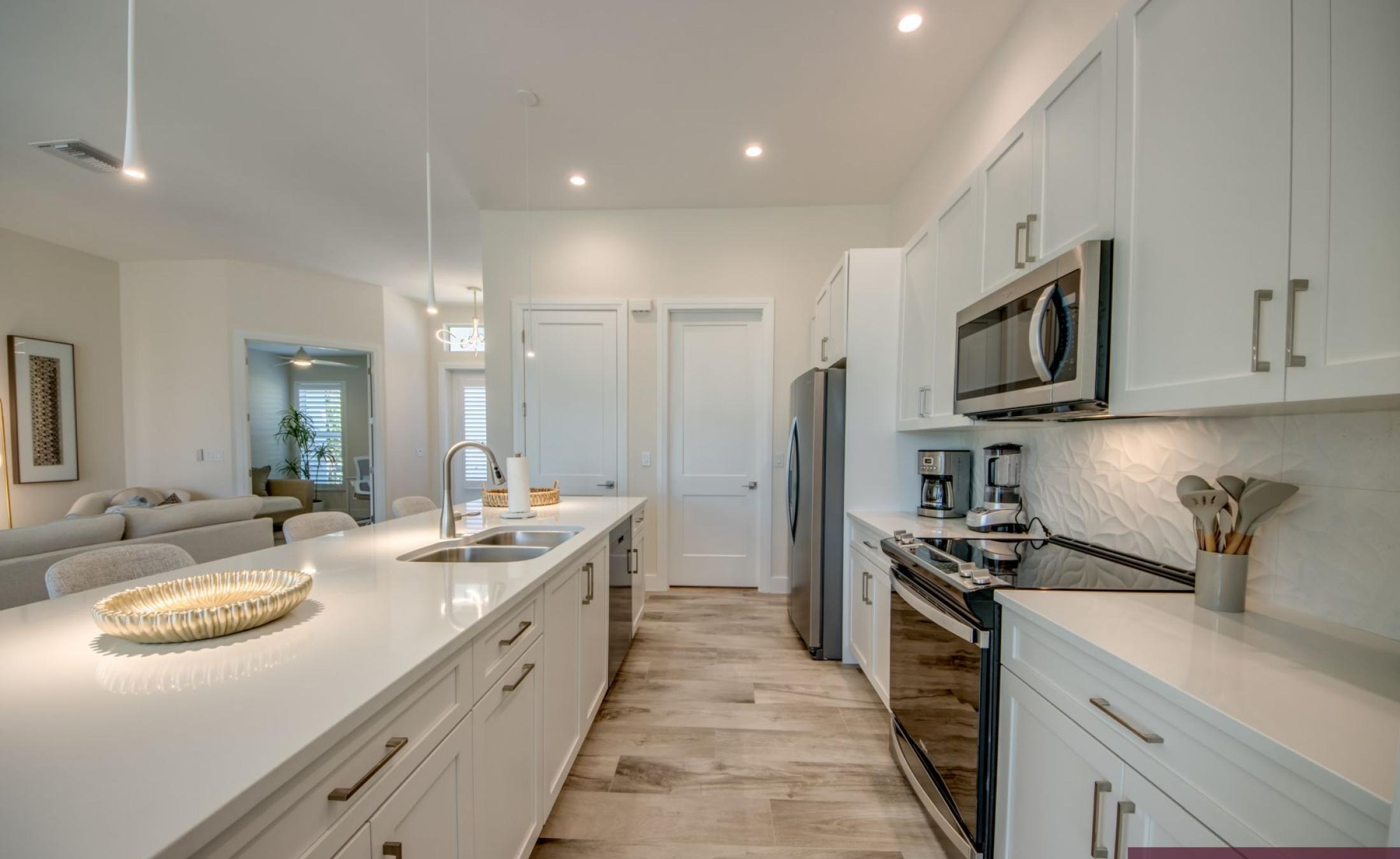 Wohn- und Schlafbereich der Villa mit moderner Ausstattung.