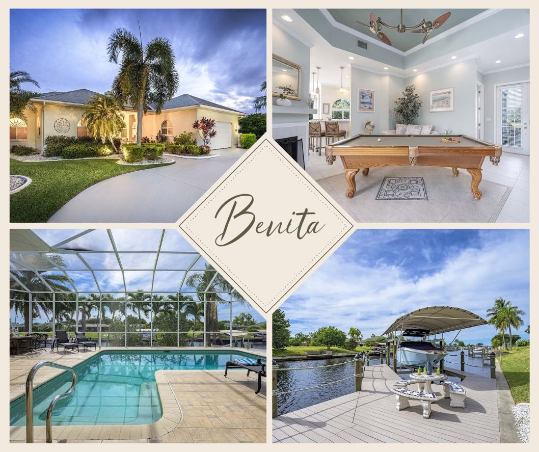 Waterfront Cape Coral, Gulf Access+Dock, Südlage Pool+BBQ