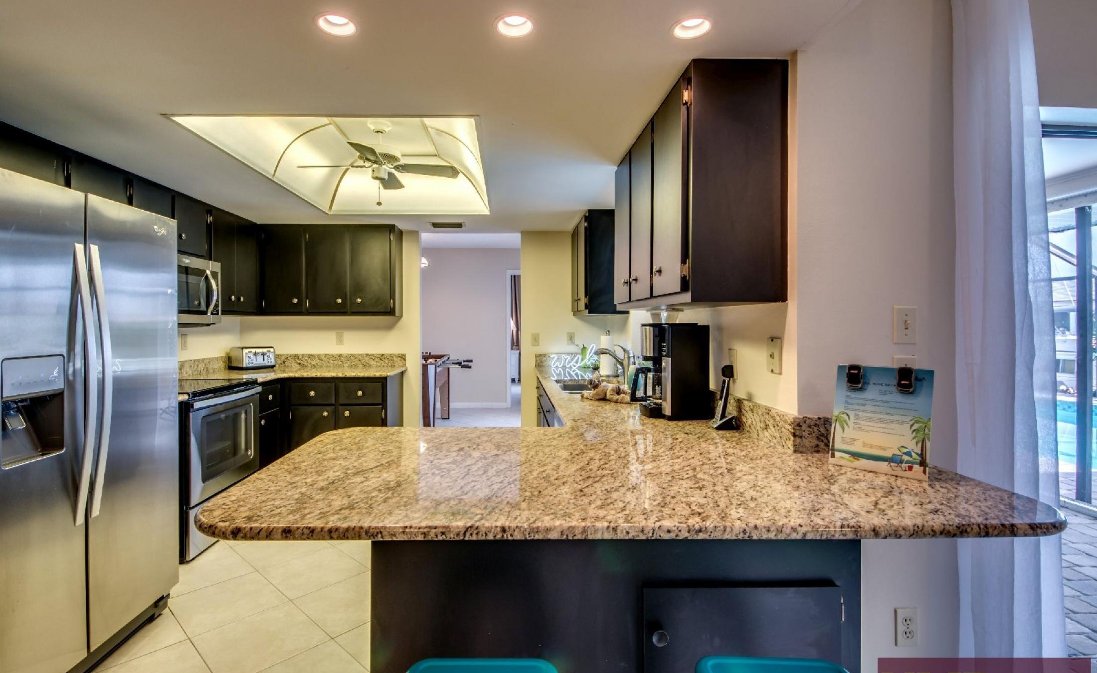 Ruhige Waterfront-Lage am Kanal mit Bootsdock und Gulf-Access.