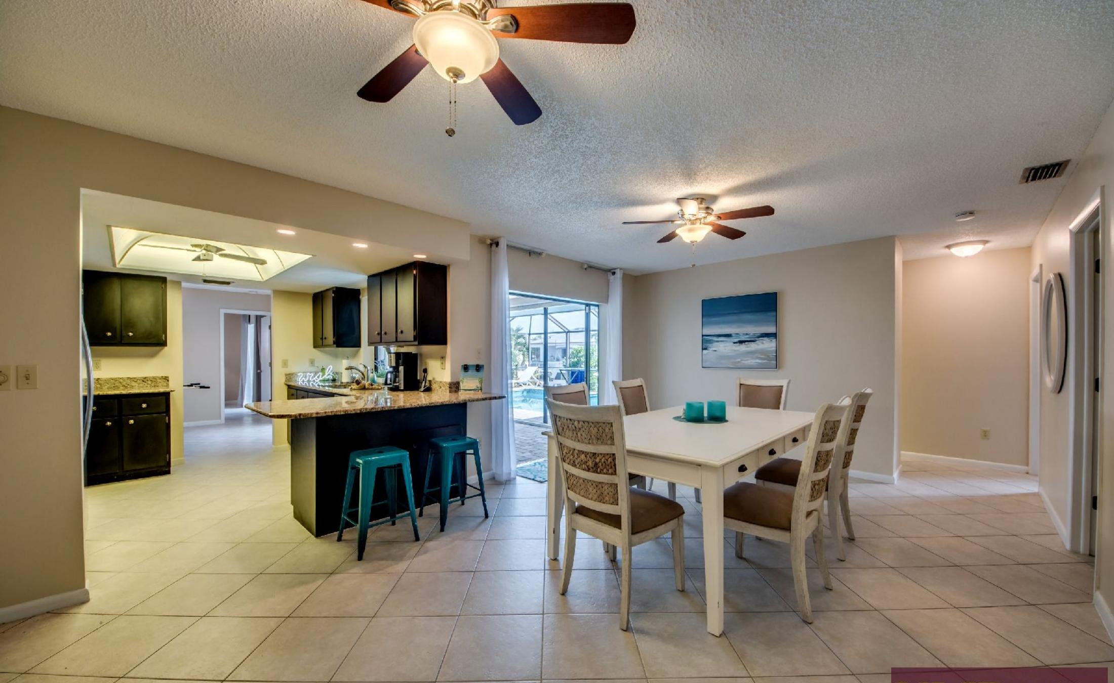 Waterfront-Villa am Kanal mit Bootsdock und Zugang zum Golf von Mexiko.