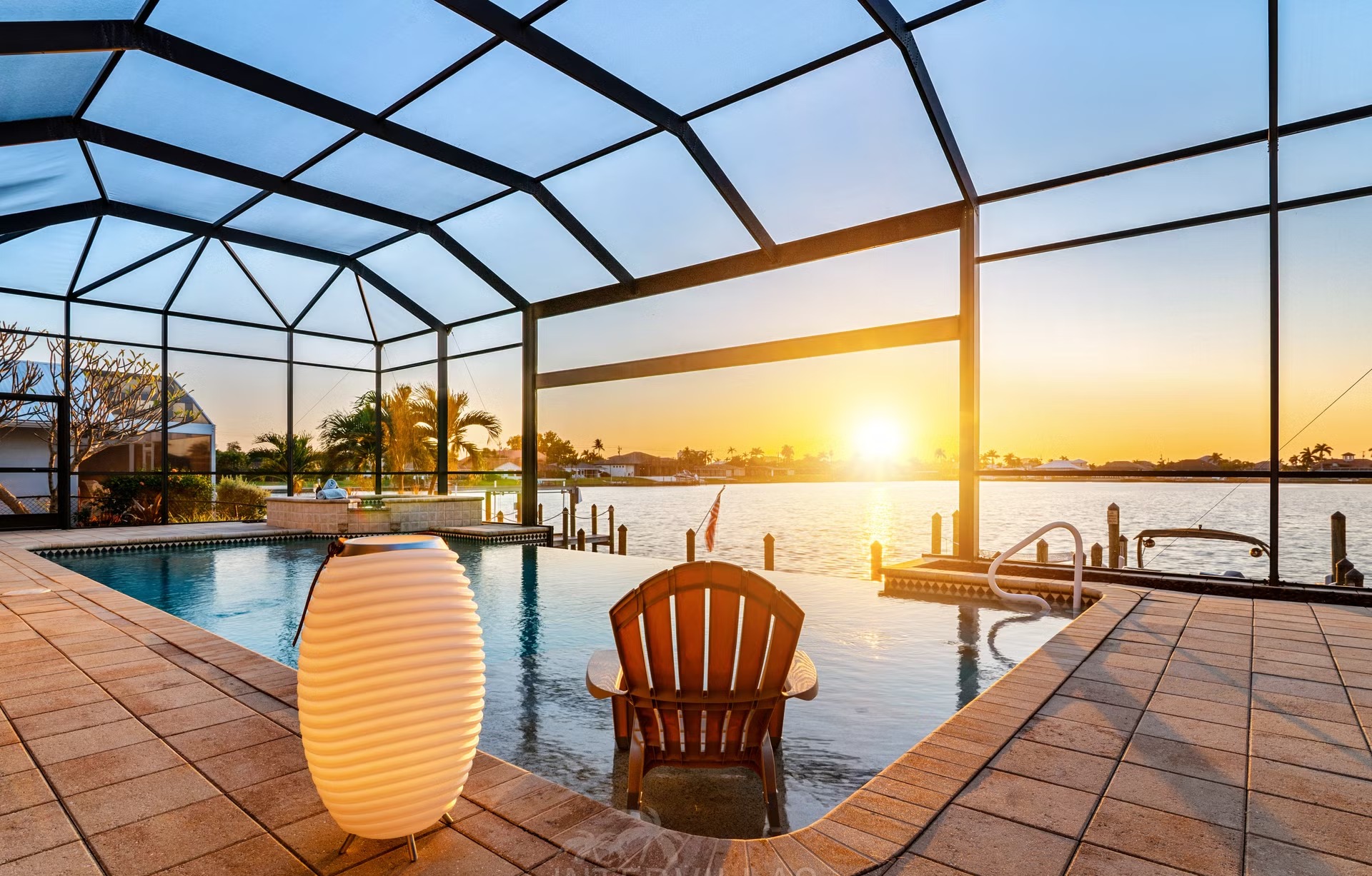 Ferienhaus Cape Coral, Infinity-Pool, Jacuzzi, Bootsdock+Kajak