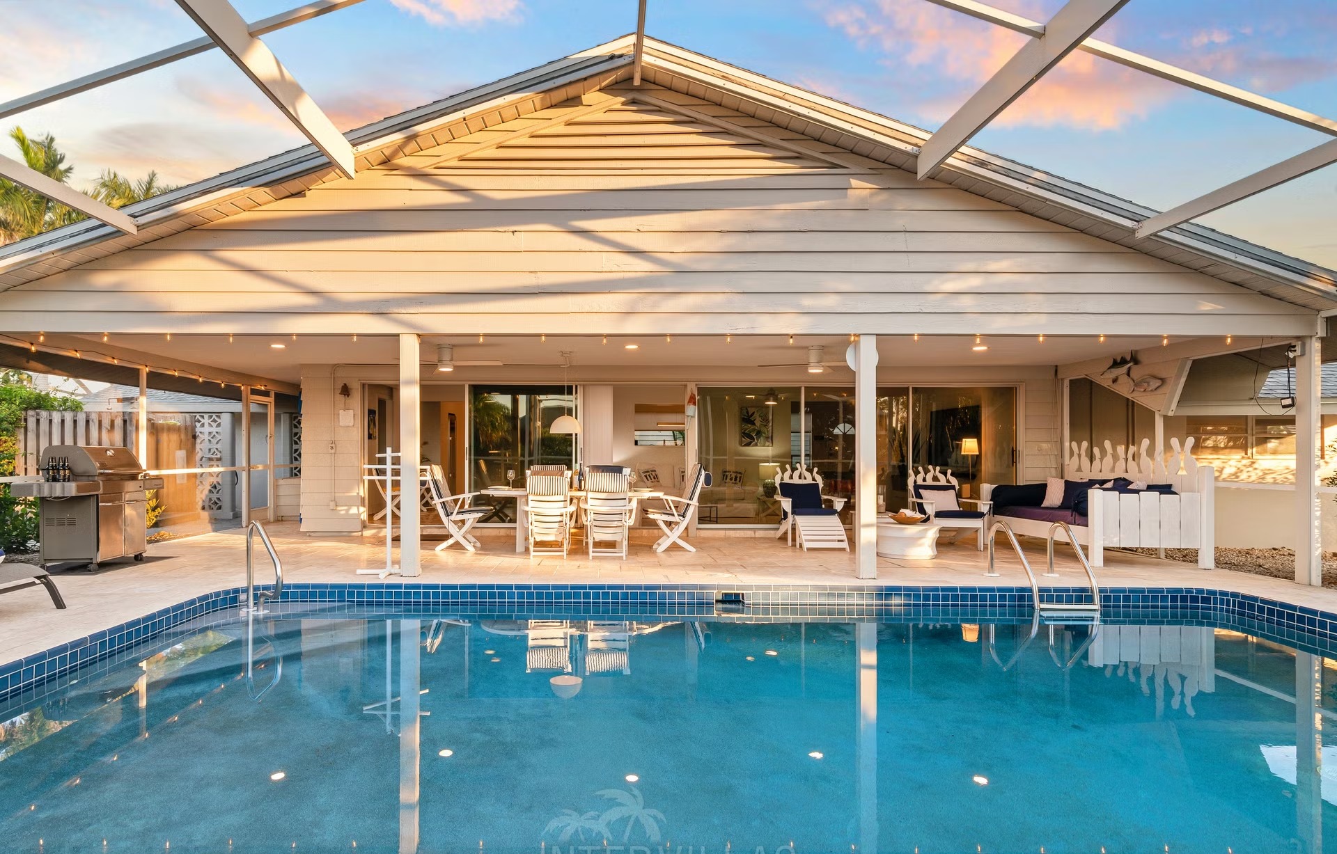 Ferienhaus Cape Coral Waterfront, Bootsdock+Tiki Hut, Pool