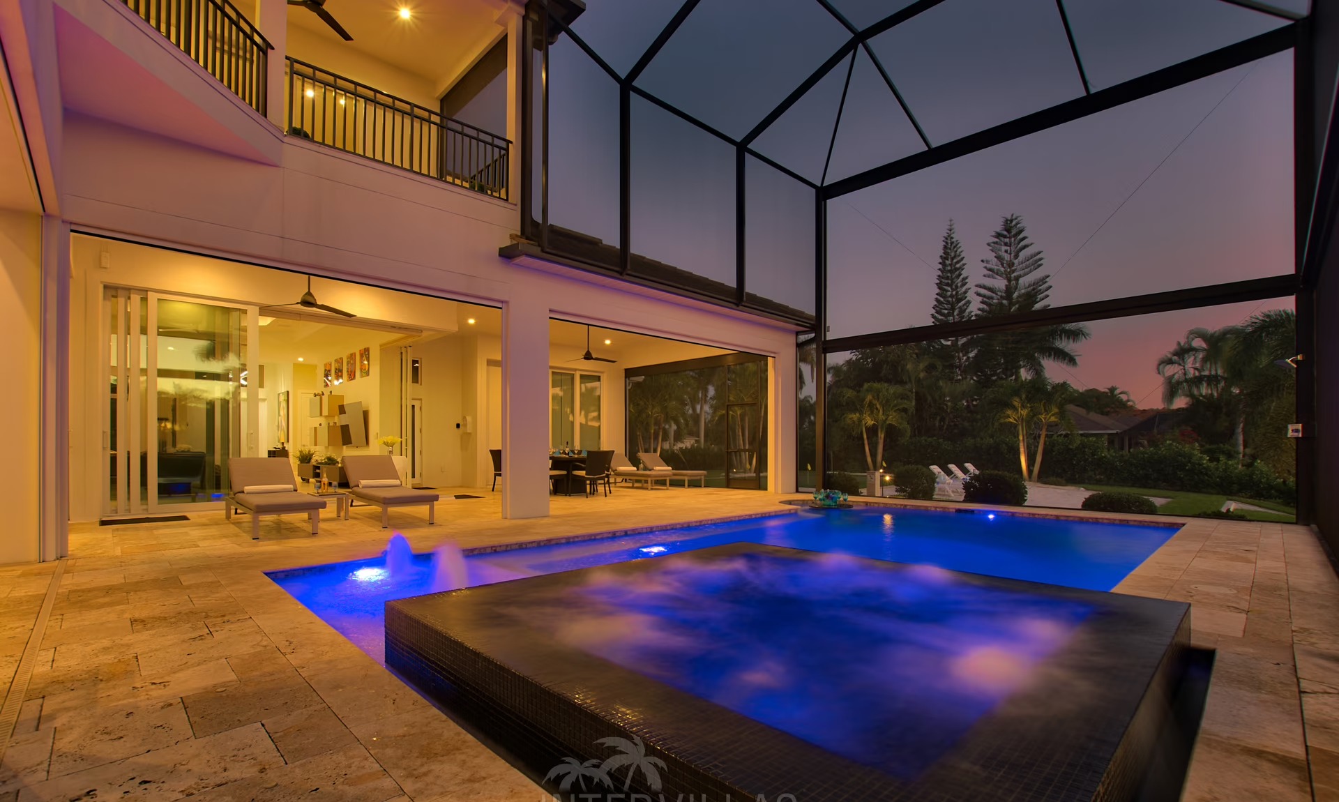 Bootsdock mit Tiki-Hut am Kanal (Gulf-Access).