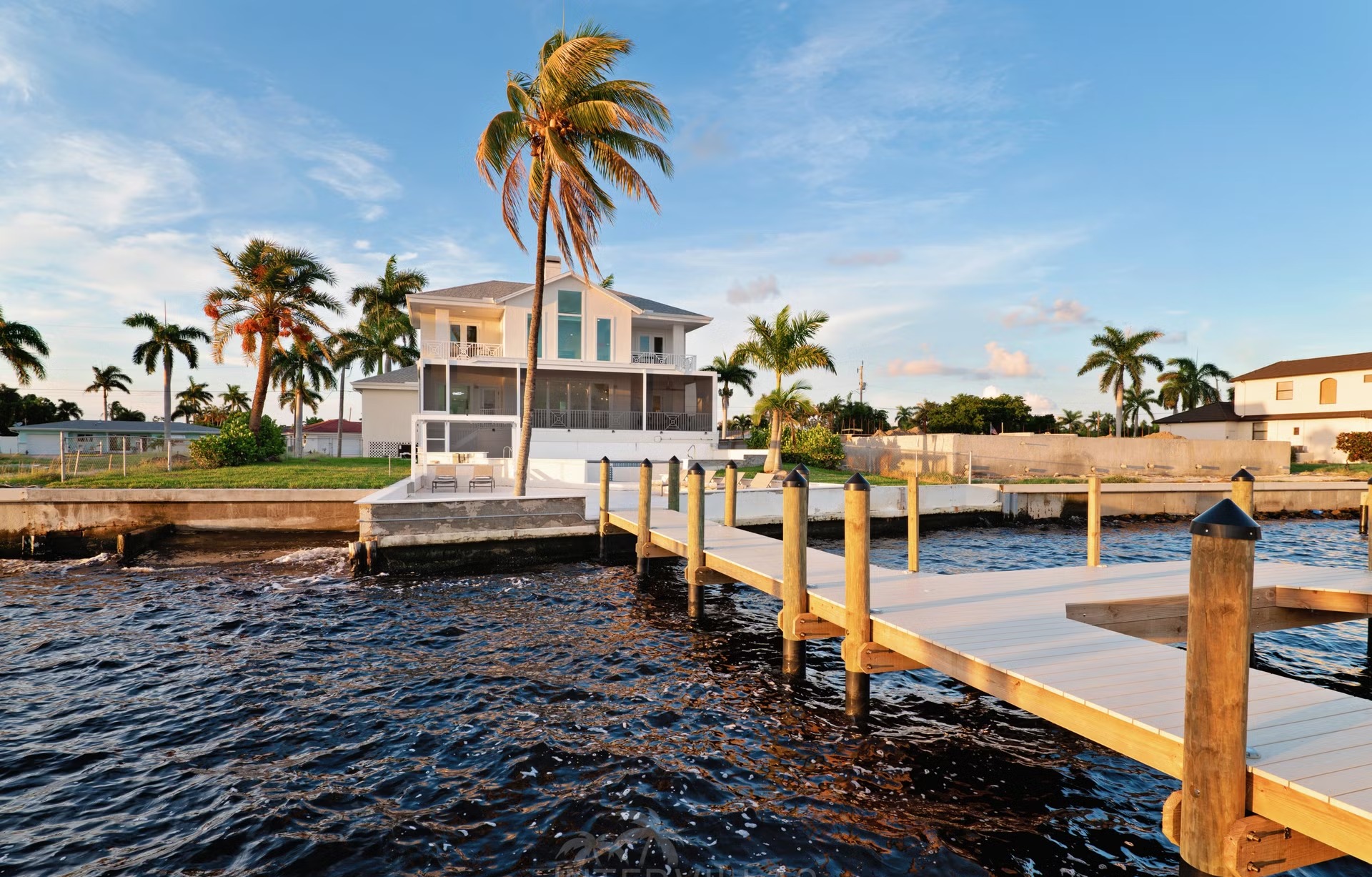 2024 renovierte Waterfront-Villa in Cape Coral mit beheiztem Salzwasserpool und privatem Bootsdock.
