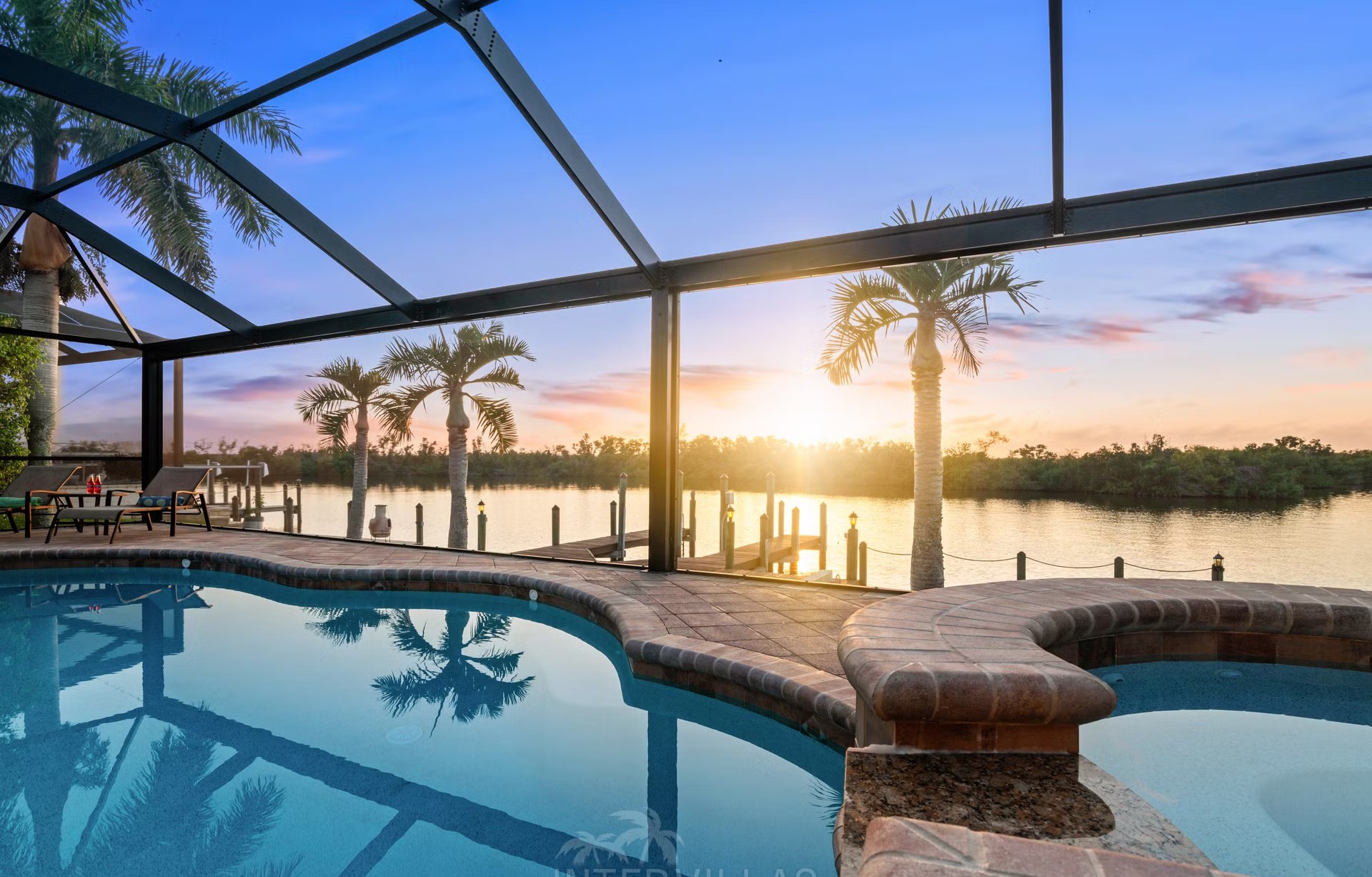 Ferienhaus Cape Coral Waterfront, Bootsdock+Lift, Pool+Spa