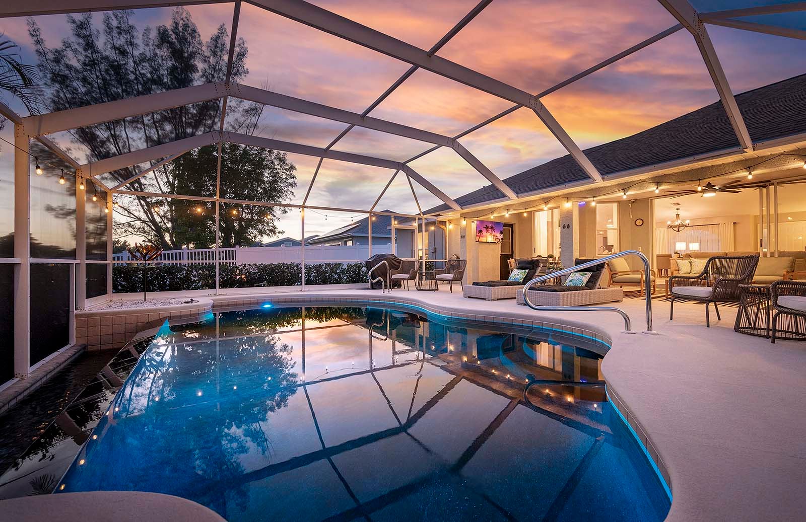 Sonnenuntergänge in Florida sind unvergessliche Erinnerungen