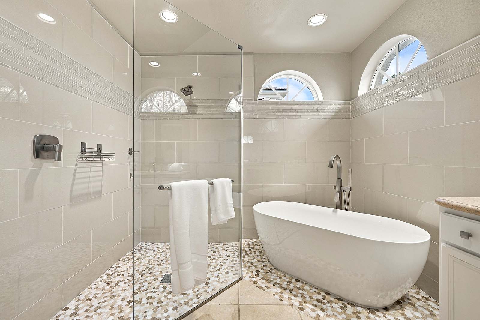 Walk in Shower and Garten Tub