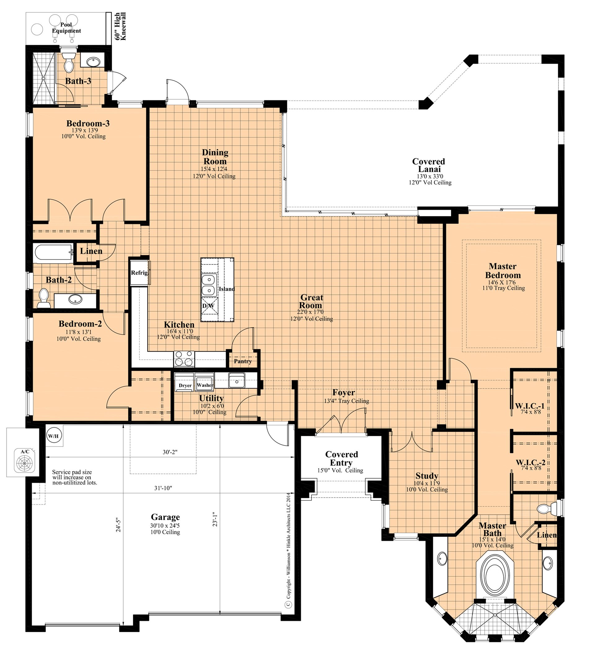 Grundriss der Villa Capricorn