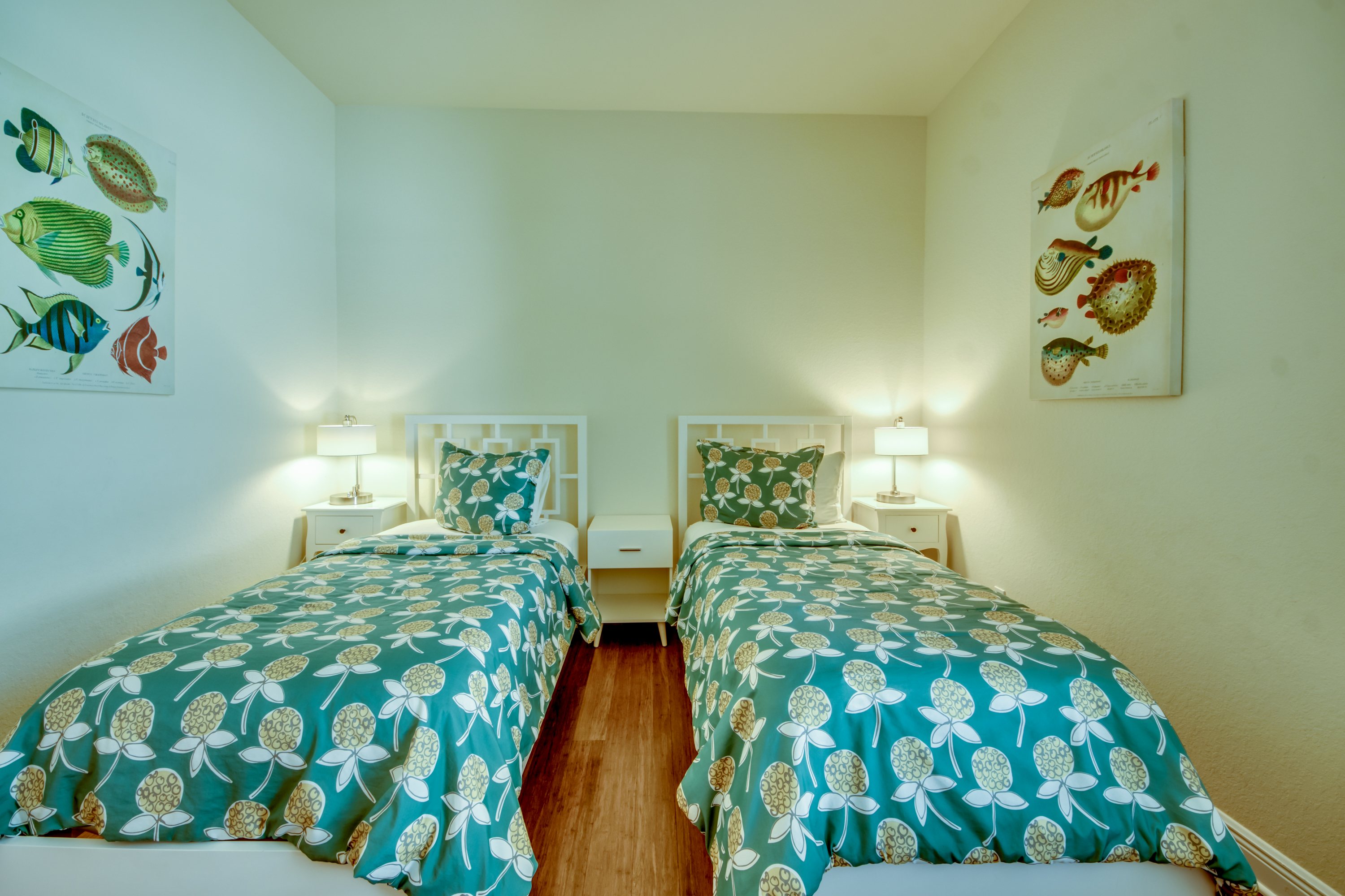 Zweites Schlafzimmer mit Doppelbett