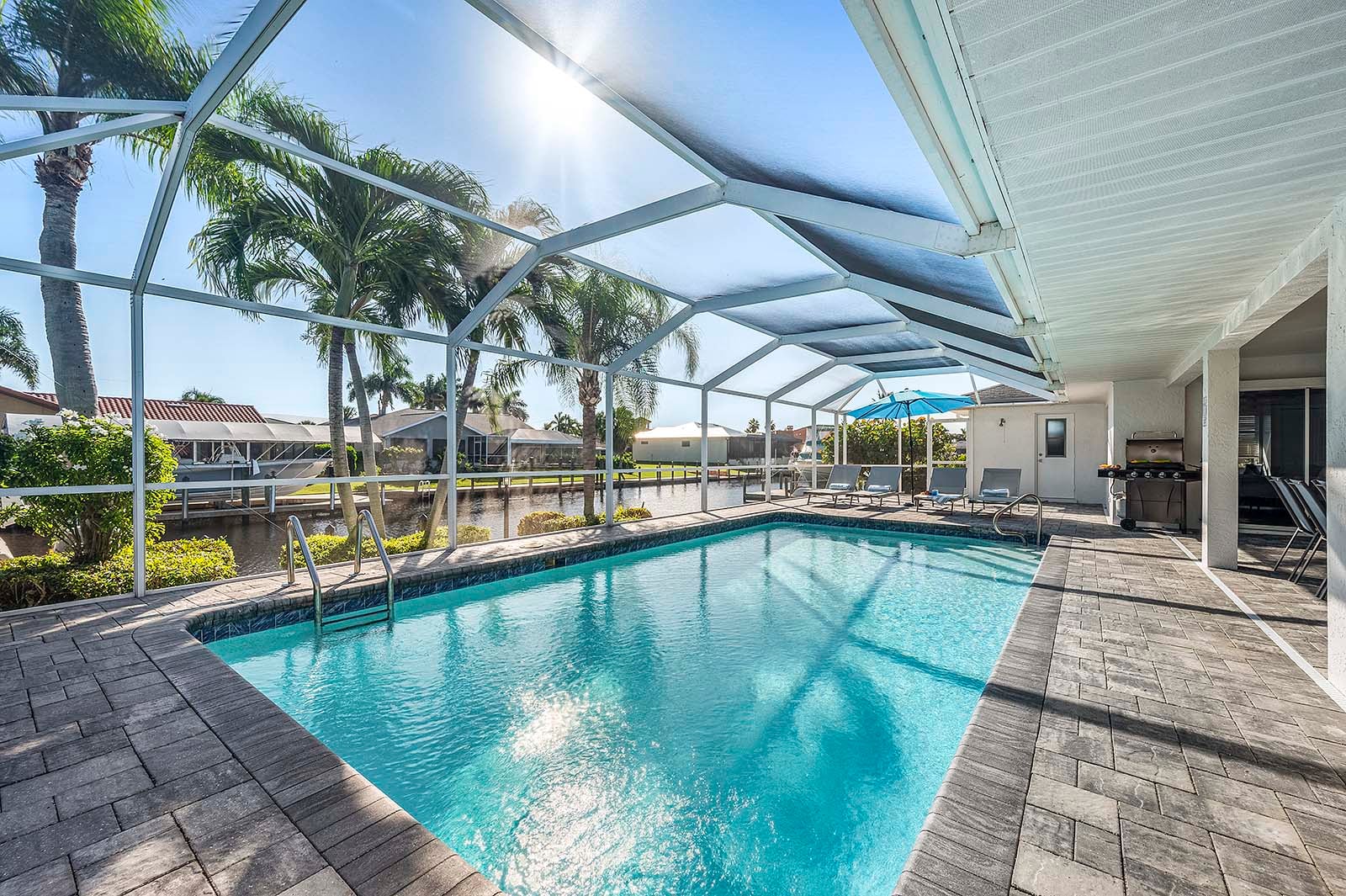 Ferienhaus Cape Coral Waterfront, Gulf Access+Pool+Bootsdock+Bikes