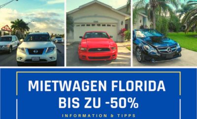 Mietwagen Florida – Tipps wie du bis zu 50% sparen kannst