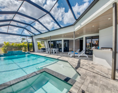 Neubau Luxus Villa mit direktem Blick auf den Kanal im Südwesten von Cape Coral | Floridablog 55