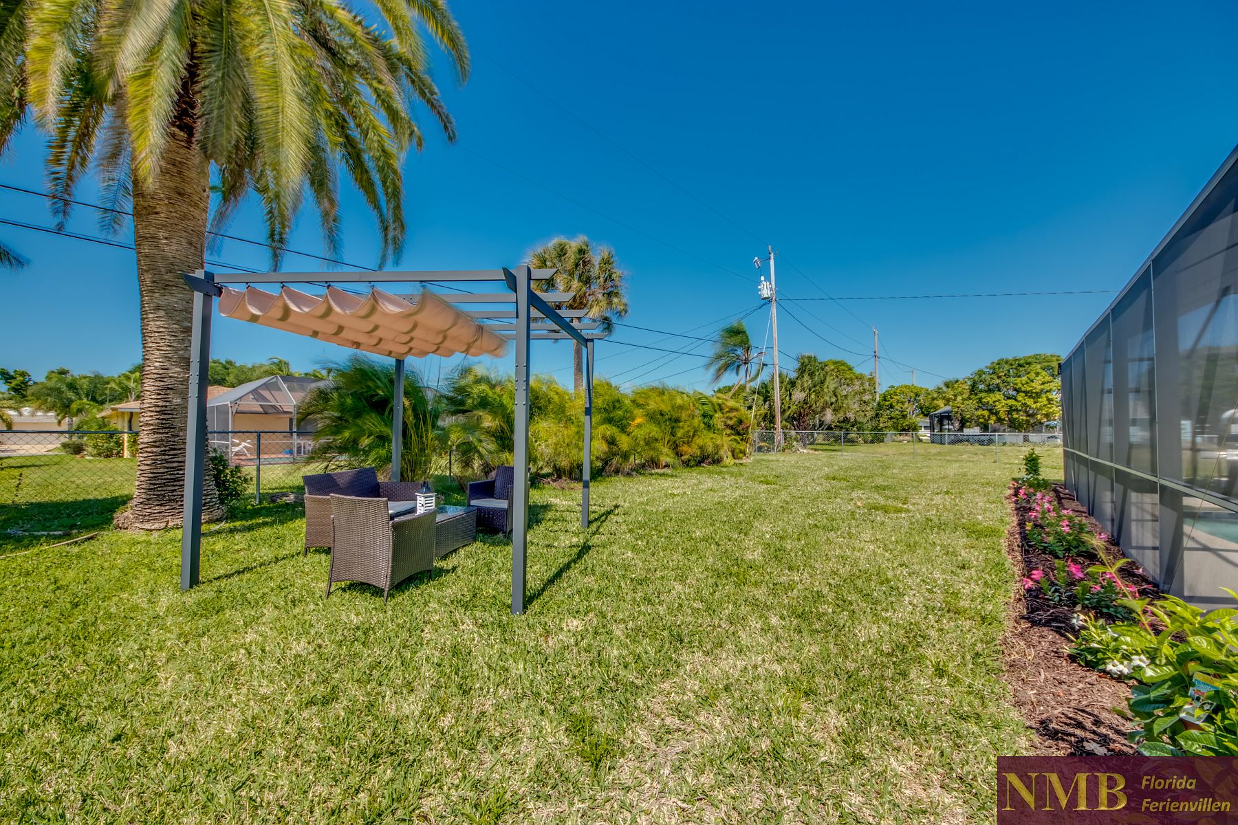 Ferienhaus Cape Coral Cozy Island 52 Backyard