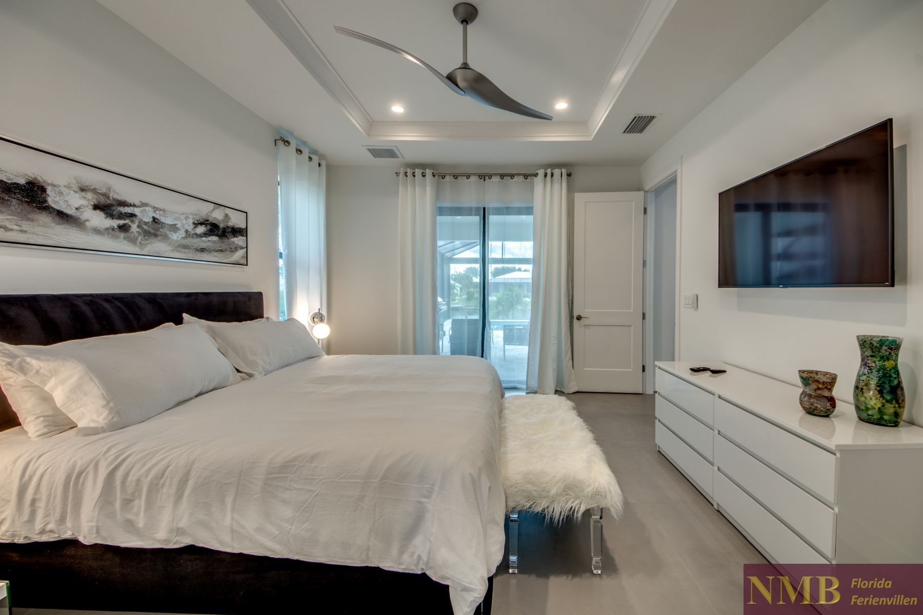 Ferienhaus Cape Coral Pink Lemonade 31 Master Bedroom