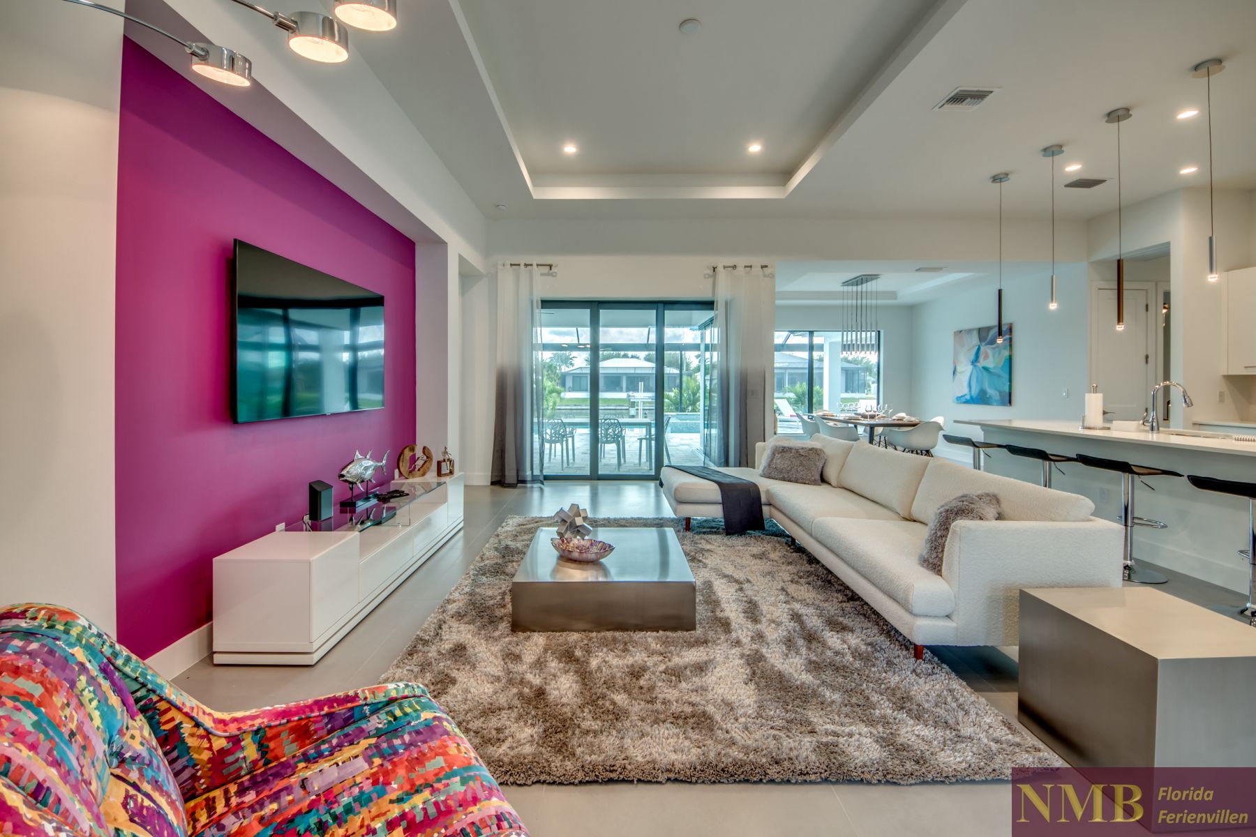 Ferienhaus Cape Coral Pink Lemonade 7 Living Room