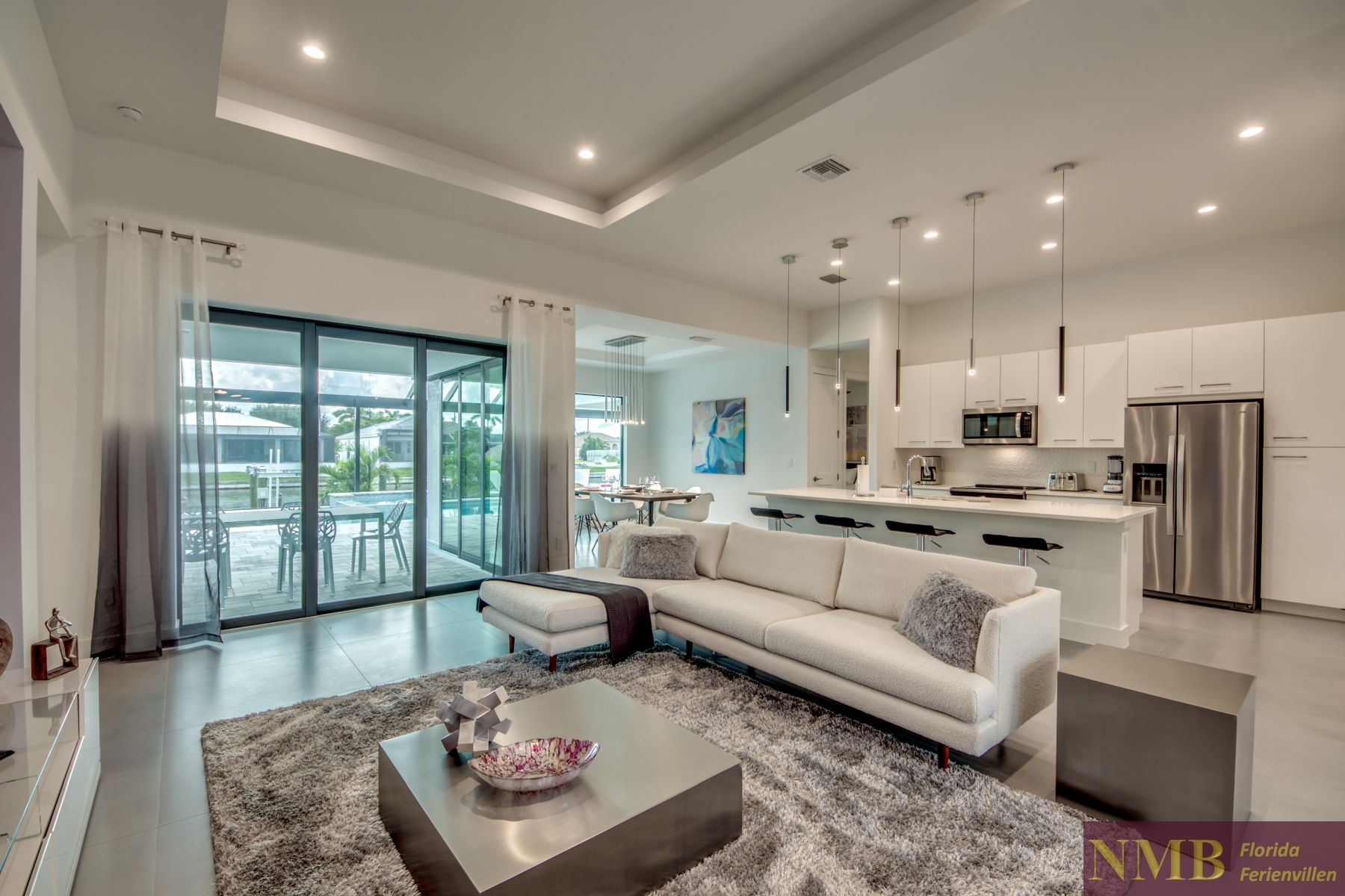 Ferienhaus Cape Coral Pink Lemonade 8 Living Room