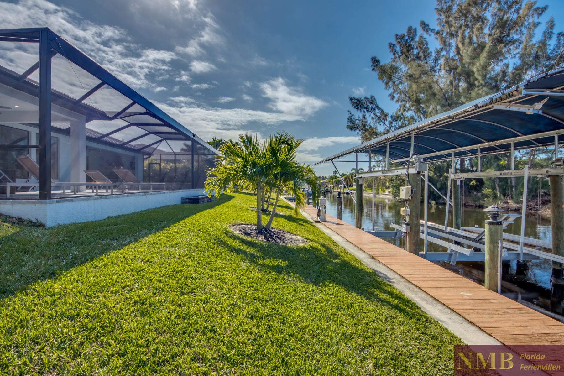 Ferienhaus Cape Coral White Shell 71 Backyard