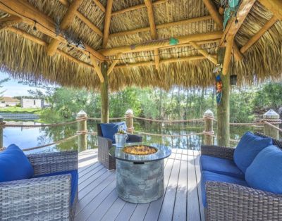 Wunderschönes Ferienhaus am Wasser mit Tiki-Hut | Floridablog 109